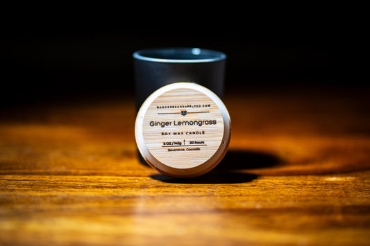 Ginger Lemongrass Soy Wax Candle