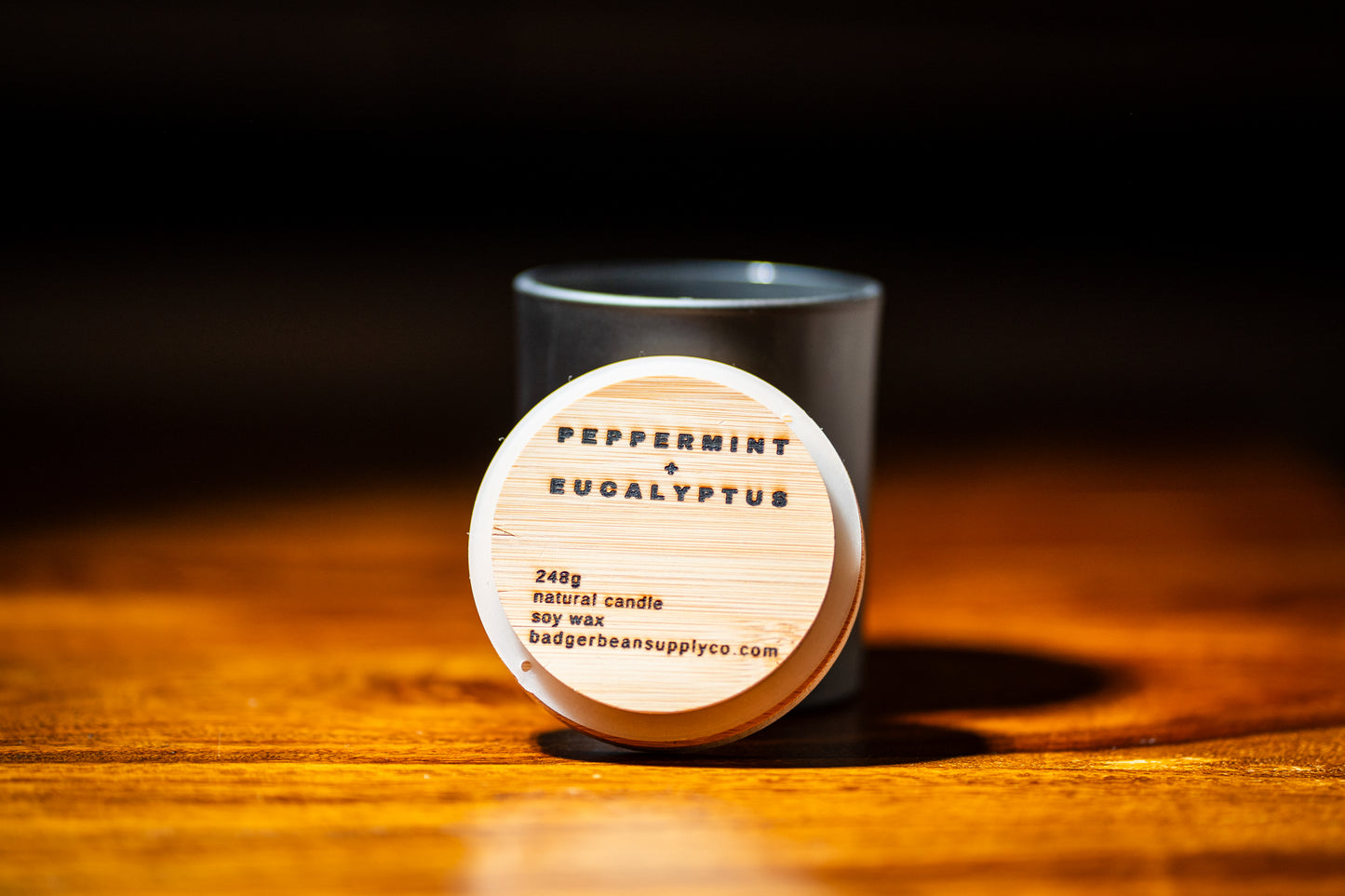 Peppermint + Eucalyptus Soy Wax Candle